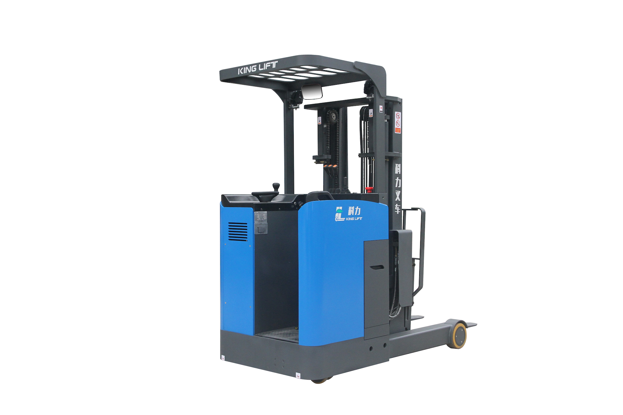 KLR-B Series 1T-2T 1.6m~6m Stand-up Electric Reach Forklift