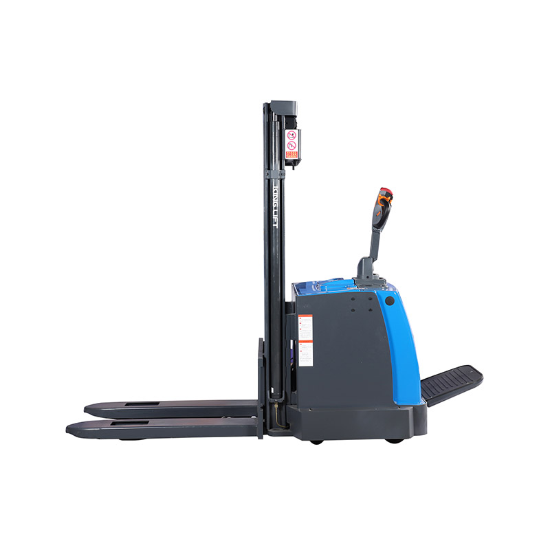 KLD-N Series 1T-2T 1.6m-6m Fully Electric Stackers Applicable for single-faced pallet only